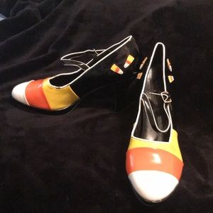 Halloween Candy Corn heels